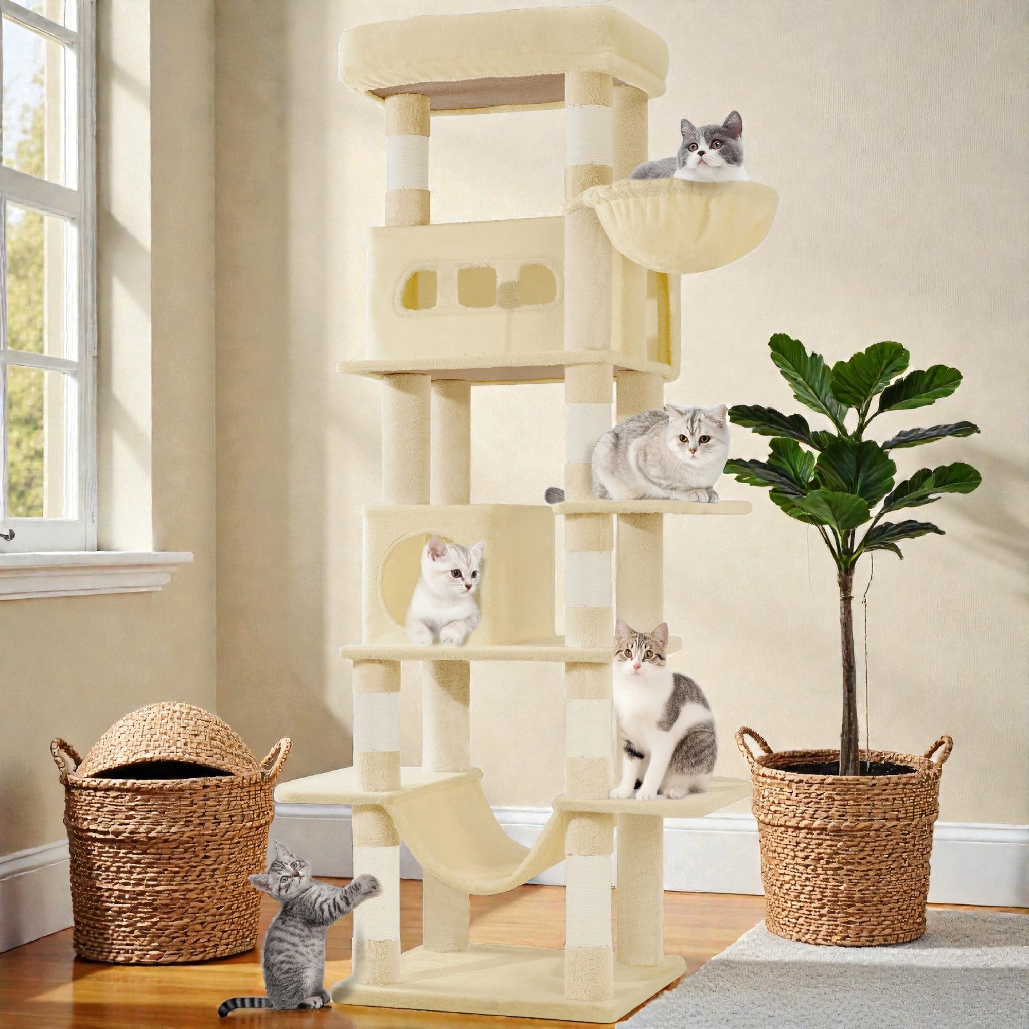 L’Héritage de Luna – Arbre à Chat Grande Hauteur (170 cm)