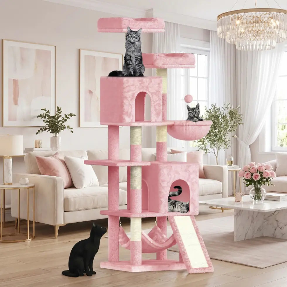 Kineo – Arbre à Chat Maine Coon Haute Stabilité & Confort XXL (158 cm)