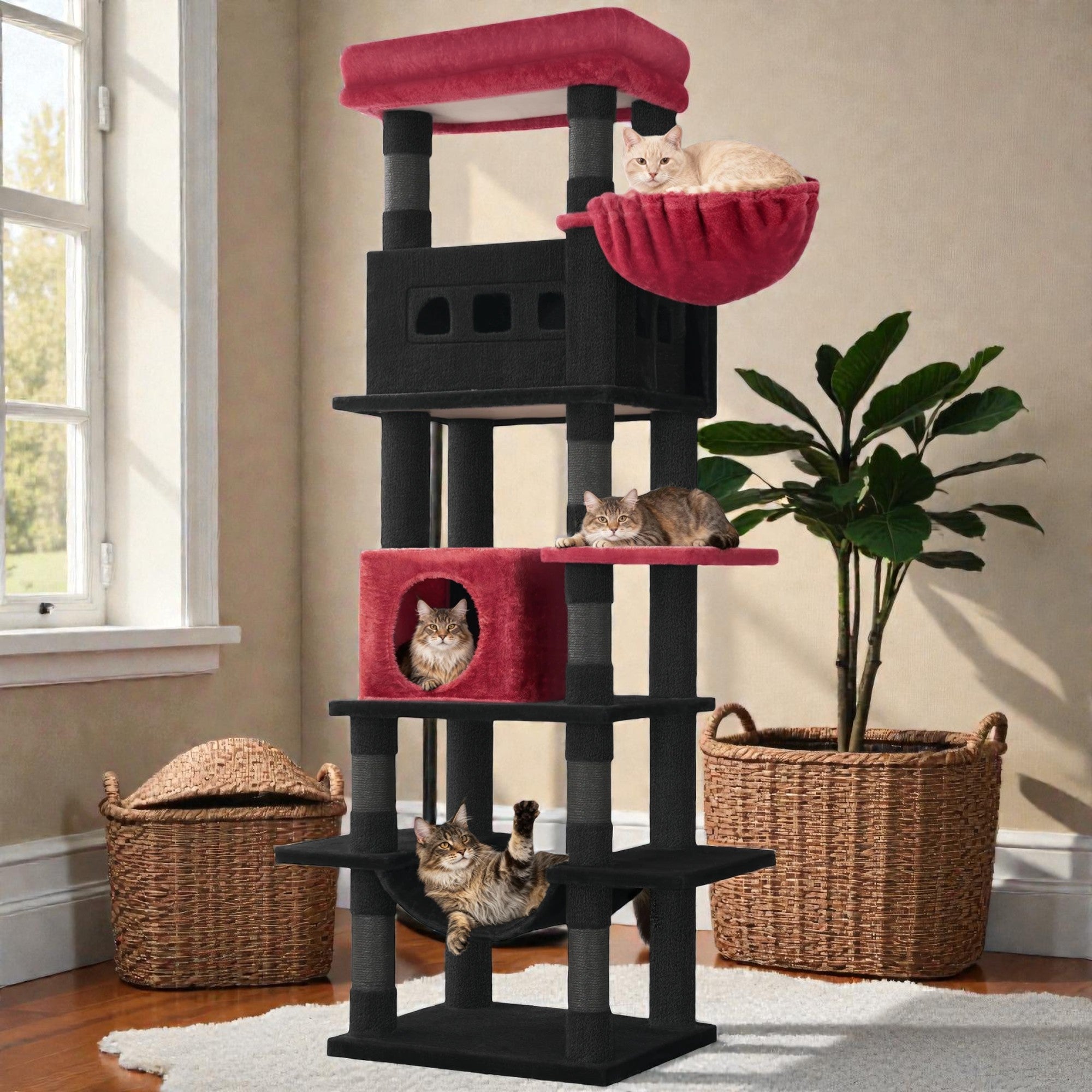 L’Héritage de Luna – Arbre à Chat Grande Hauteur (170 cm)