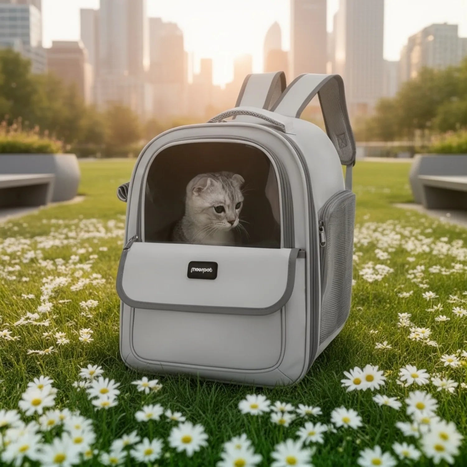 L’Explorateur Medium – Sac à Dos de Voyage Sécurisé pour Chat