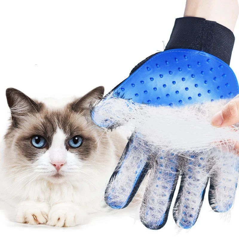 Gant de brossage pour chat brossoir massage souple – vue 1