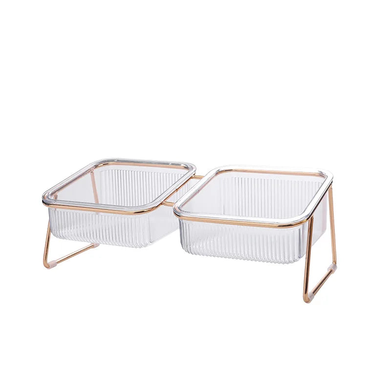 Le Duo Surélevé – Gamelle Double Ergonomique