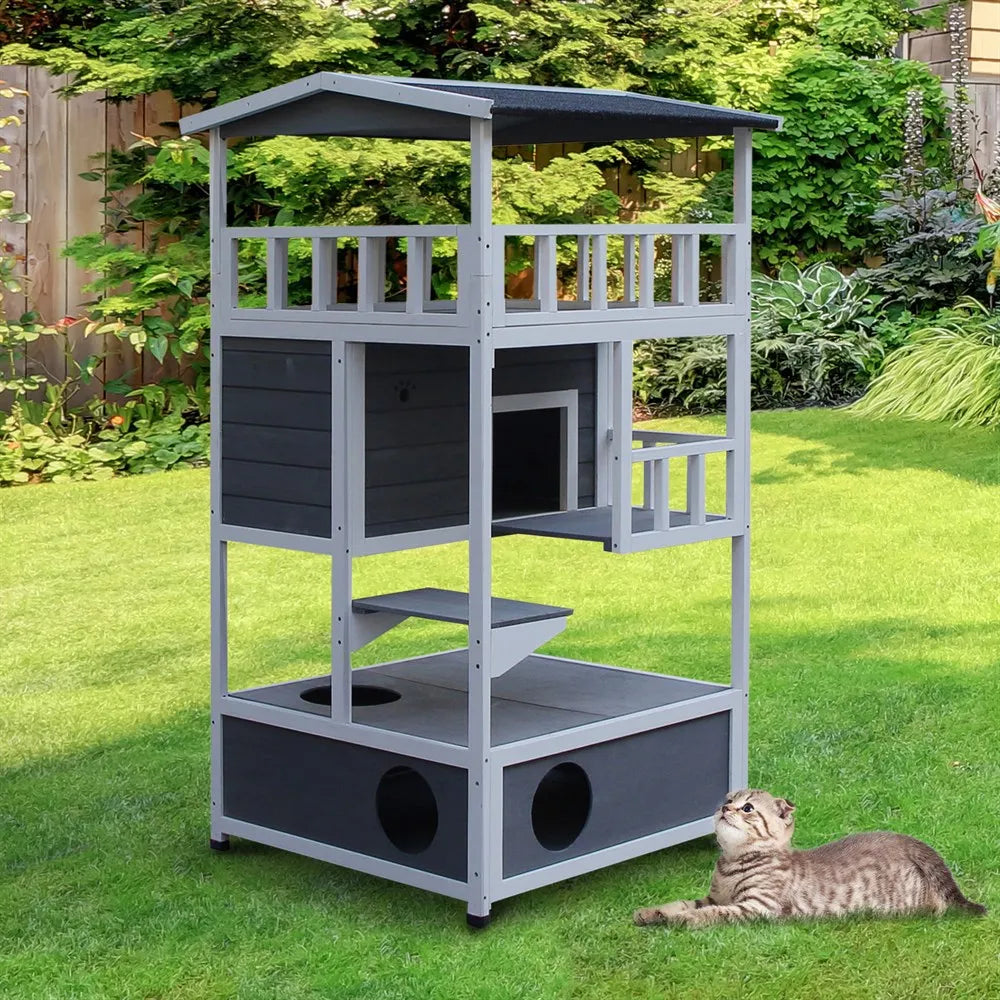 Le Domaine – Maison en Bois Massif Outdoor & Intérieur (140 cm)