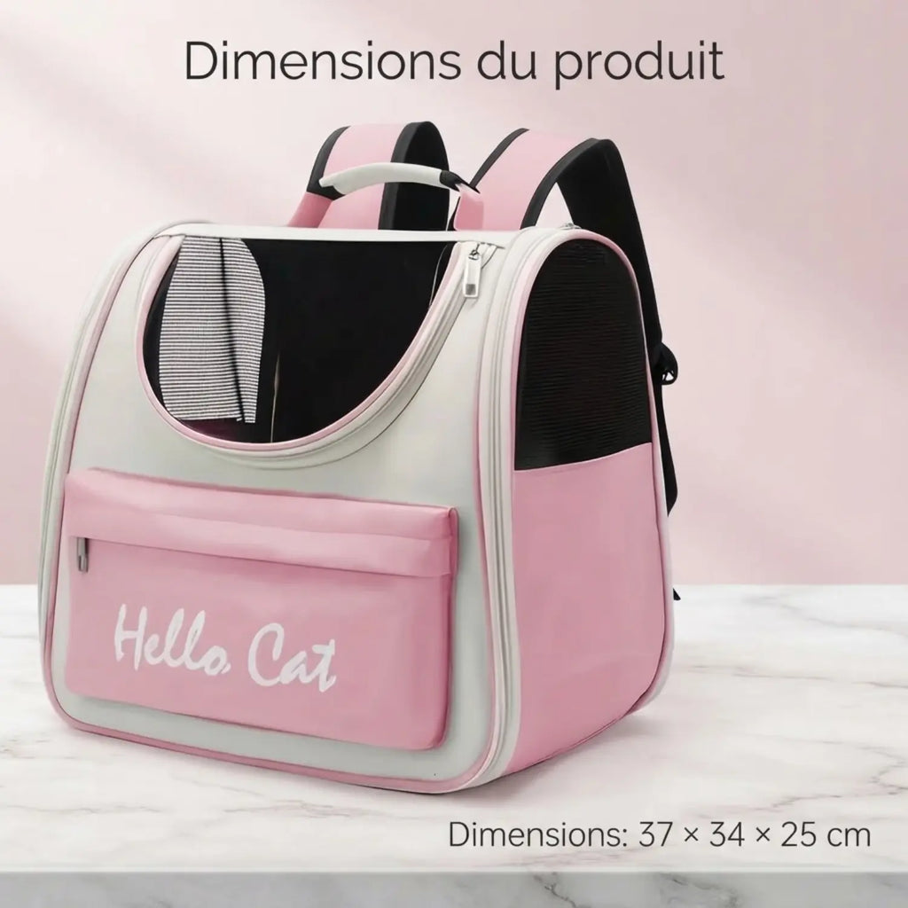 L'Explorateur – Sac à Dos de Voyage Sécurisé Chat & XXL
