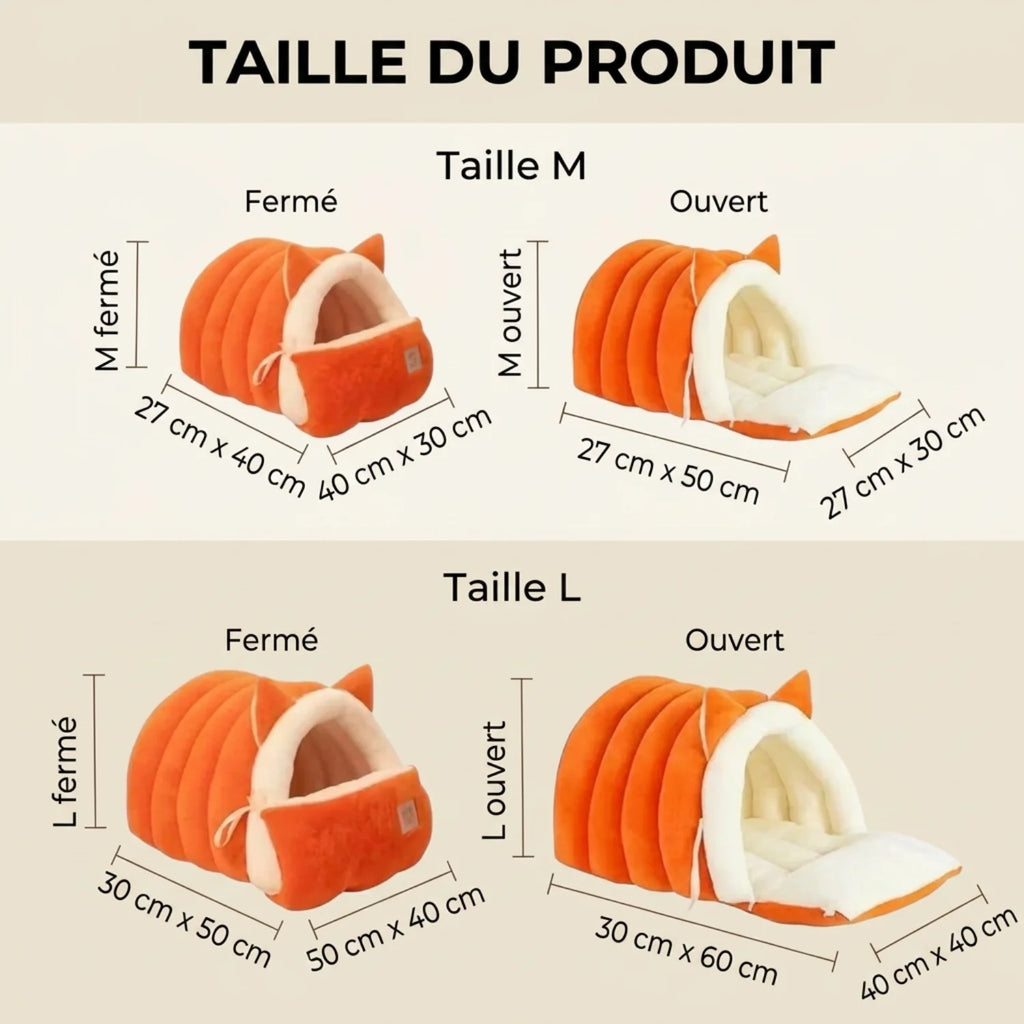 Le Nid Douillet – Couchage Semi-Fermé d'Hiver