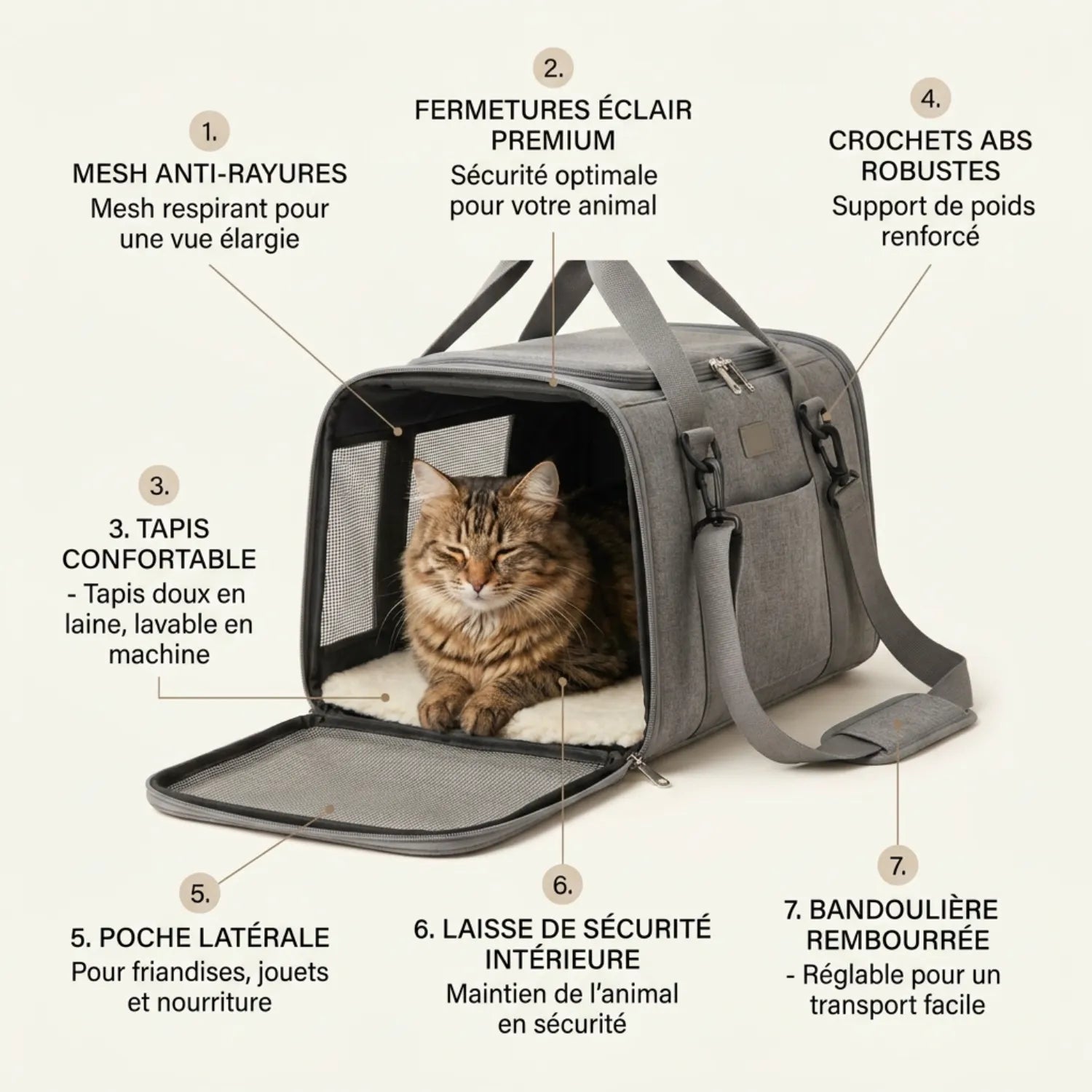 L’Abri Douillet – Sac de Transport Souple & Pliable