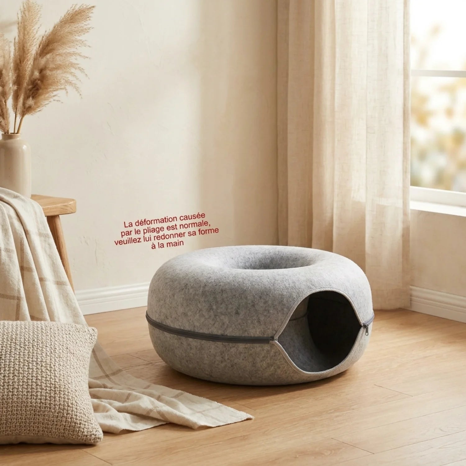 Le Terrier Modulable – Lit Tunnel & Donut Interactif