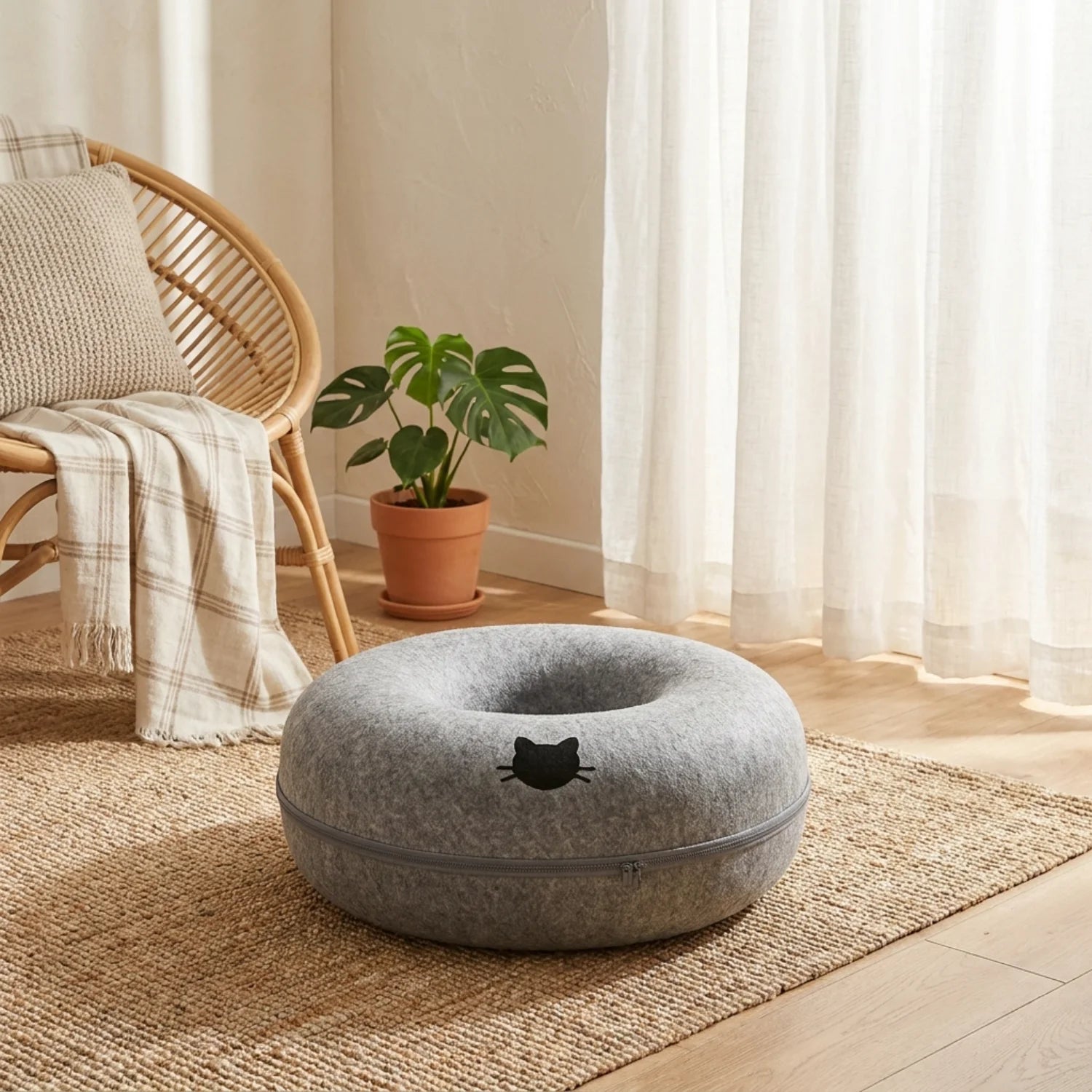 Le Terrier Modulable – Lit Tunnel & Donut Interactif