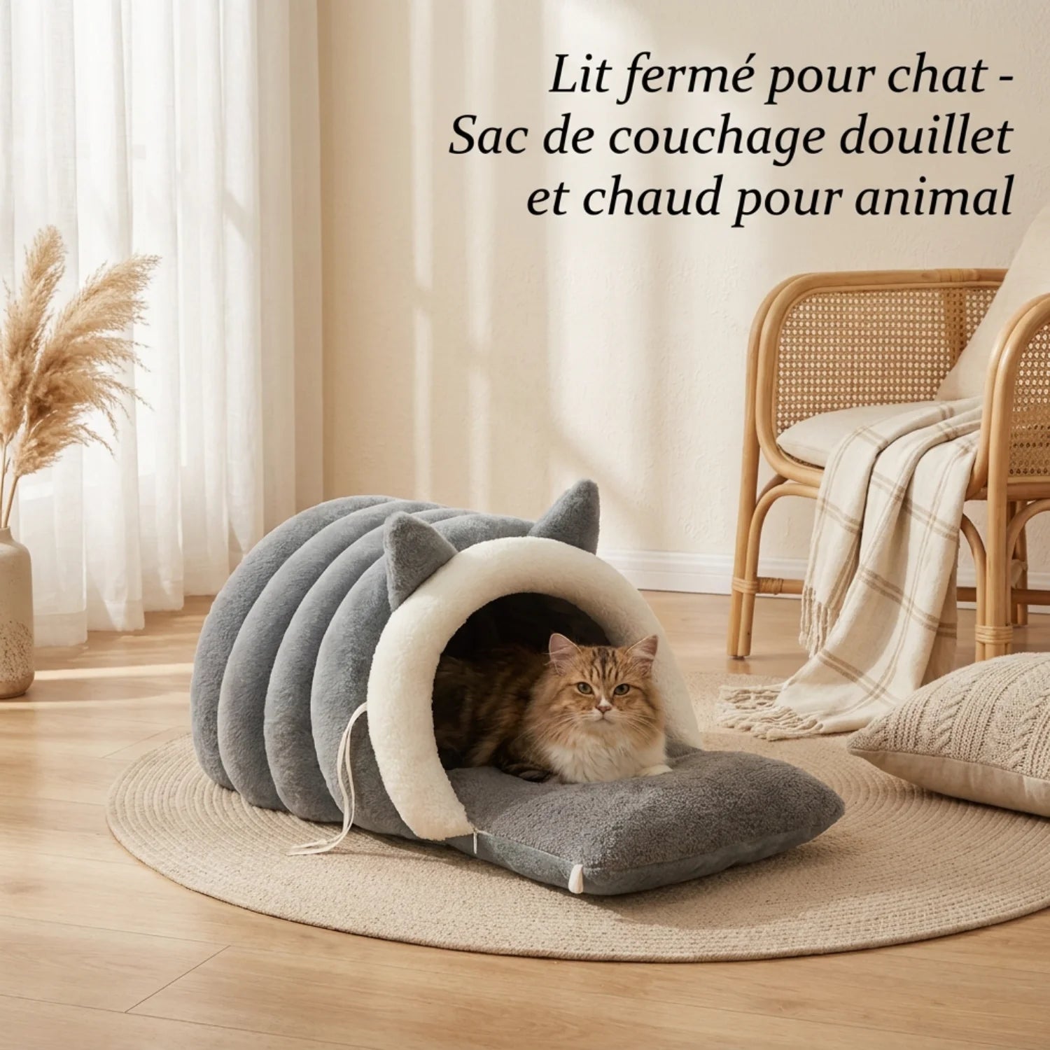 Le Nid Douillet – Couchage Semi-Fermé d'Hiver