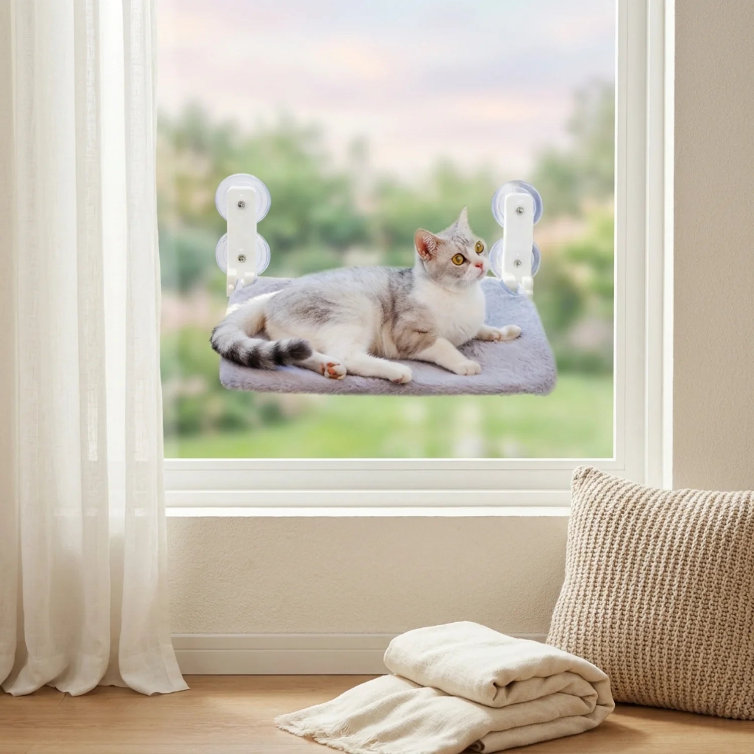 Le Refuge Douillet – Maisonnette & Lit pour Chat (Gamme Cocon)