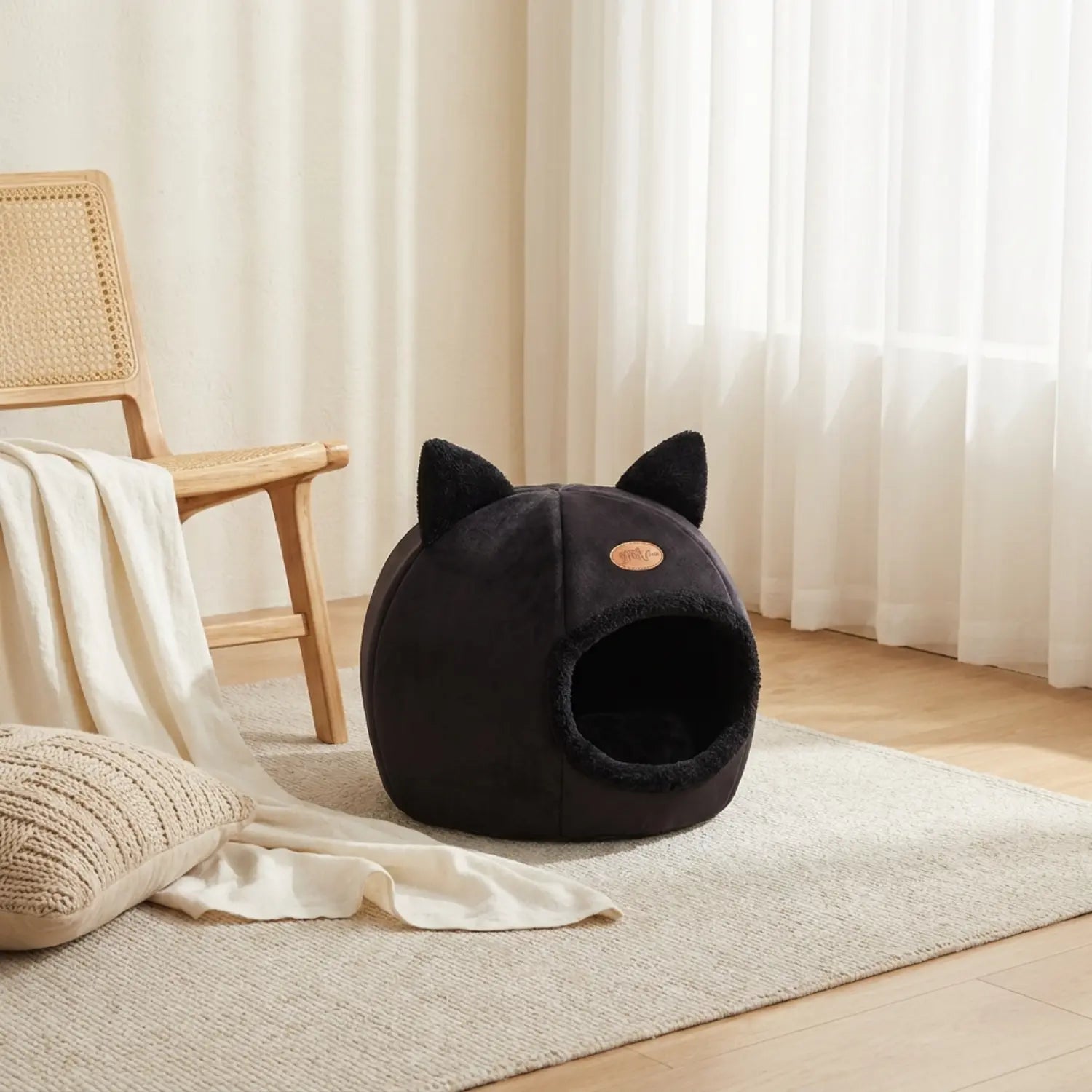 L’Écrin Douillet – Maisonnette Igloo & Lit d'Hiver (Gamme Velours)