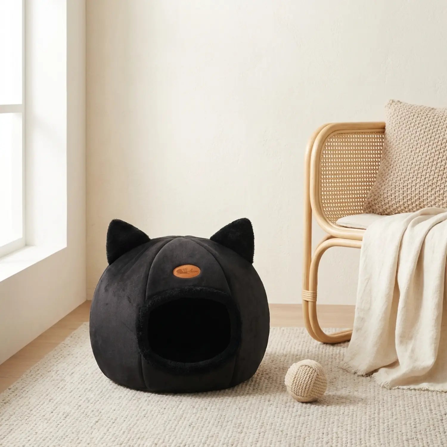 L’Écrin Douillet – Maisonnette Igloo & Lit d'Hiver (Gamme Velours)