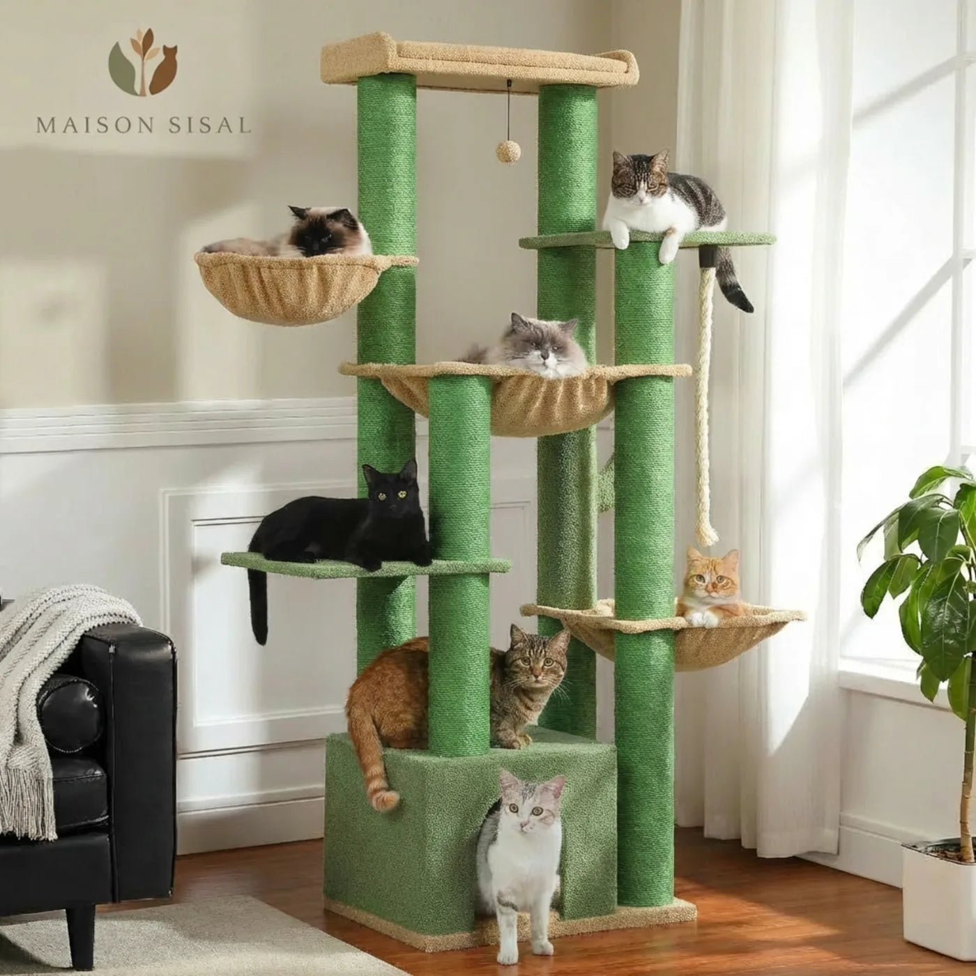 Le Belvédère – Arbre à Chat Grande Hauteur (170 cm)