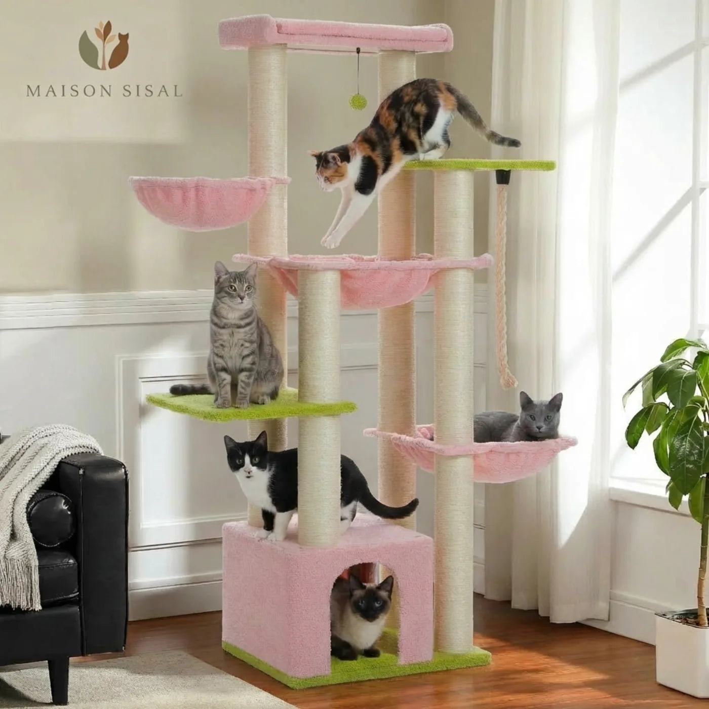 Le Belvédère – Arbre à Chat Grande Hauteur (170 cm)