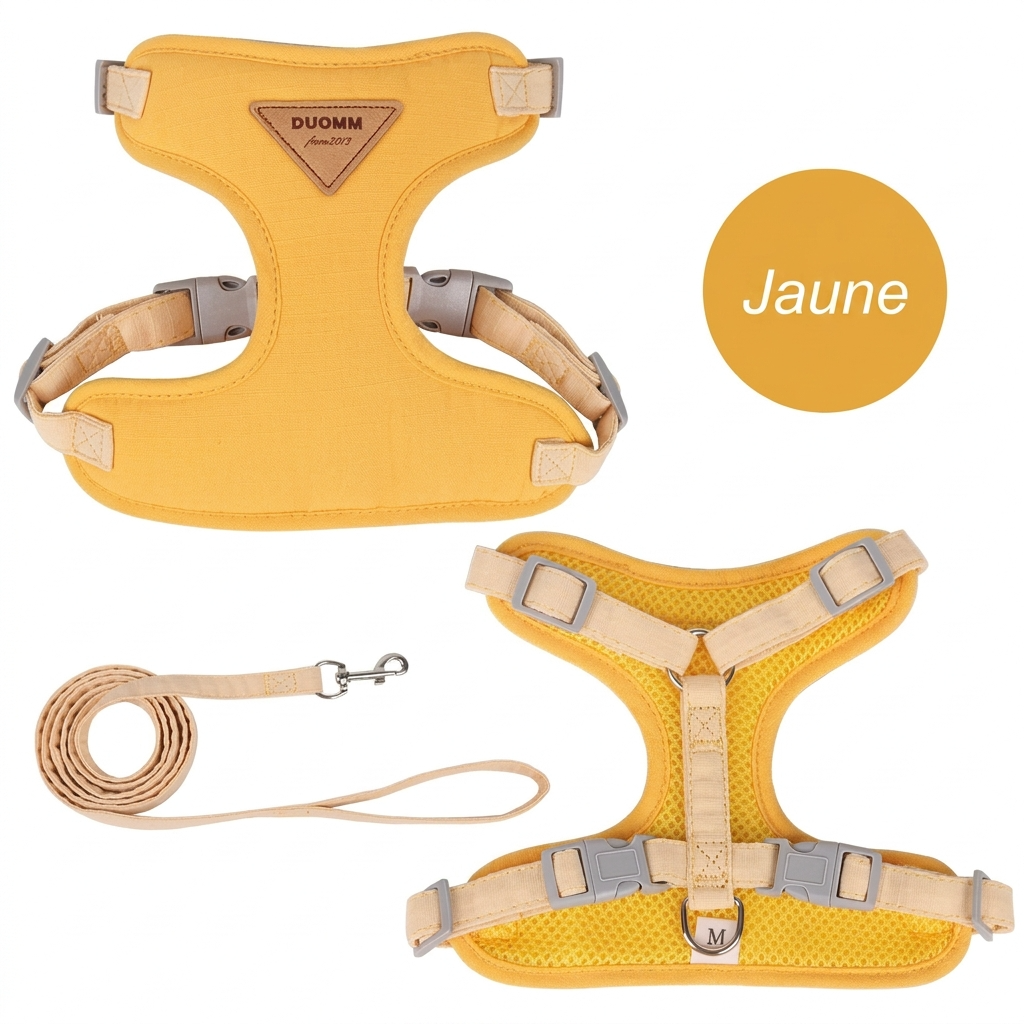 Le Harnais Plume – Ensemble Harnais & Laisse Confort
