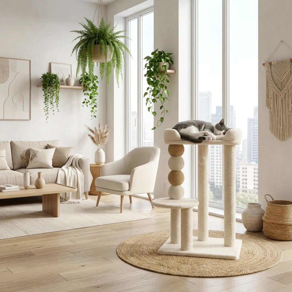 Nuage Mini – Arbre à Chat Design & Compact (76 cm)