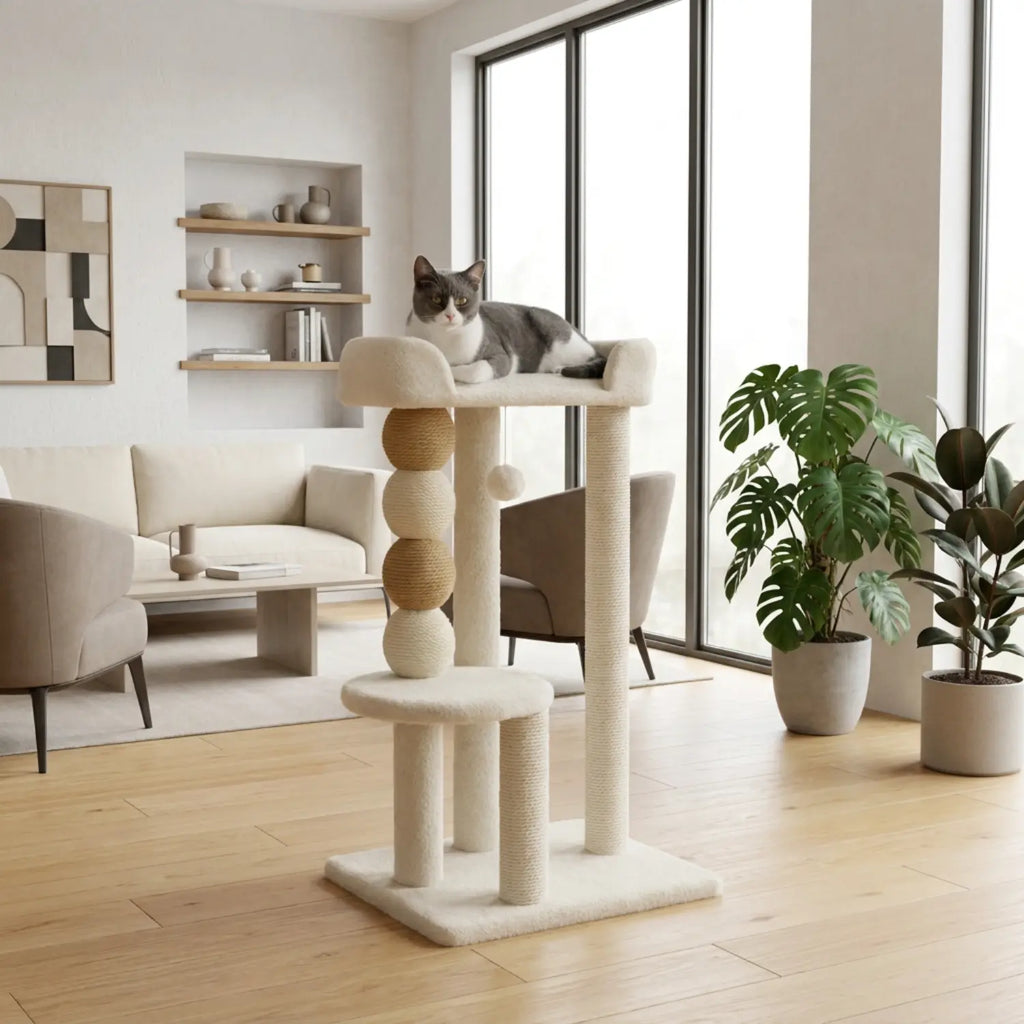 Nuage Mini – Arbre à Chat Design & Compact (76 cm)