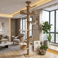 La Tour Sérénité – Arbre à Chat Sol-Plafond Compact