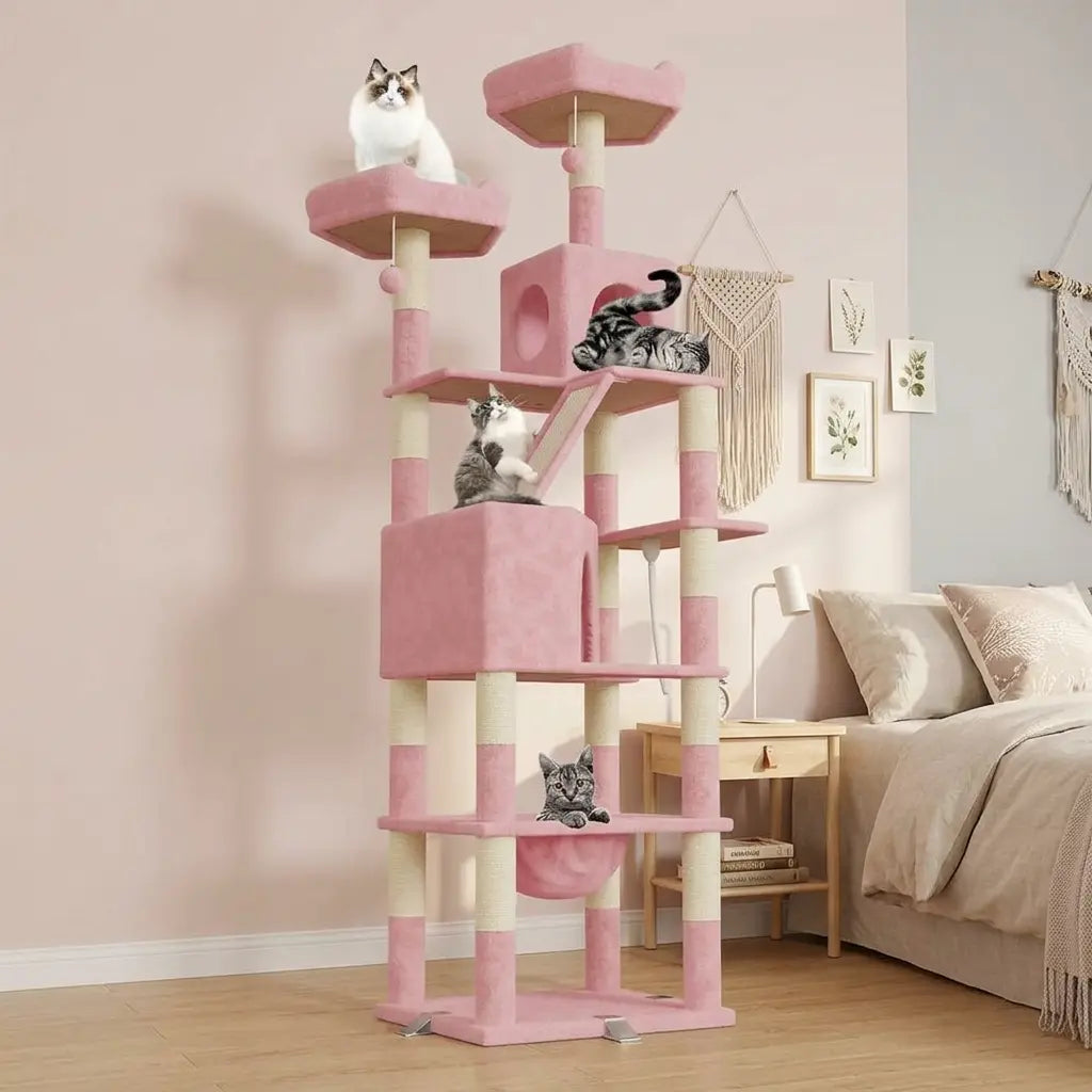 Le Bastion – Arbre à Chat Géant Maine Coon & XXL (208 cm)