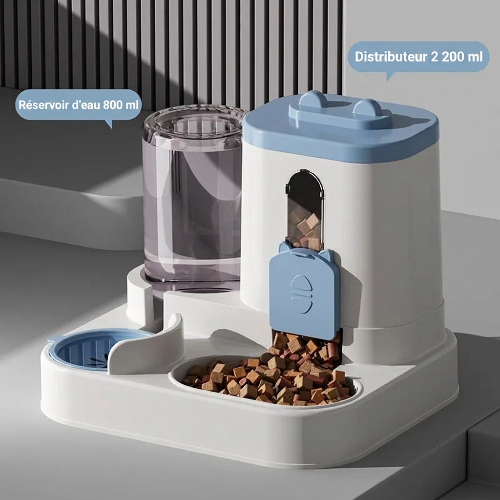 Le Duo Gravité – Distributeur 2-en-1 Autonome