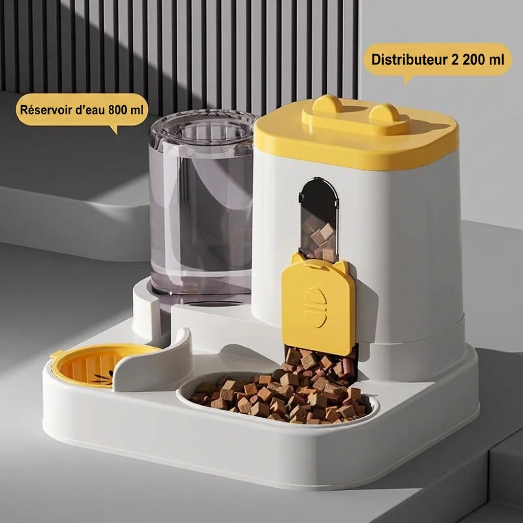 Le Duo Gravité – Distributeur 2-en-1 Autonome