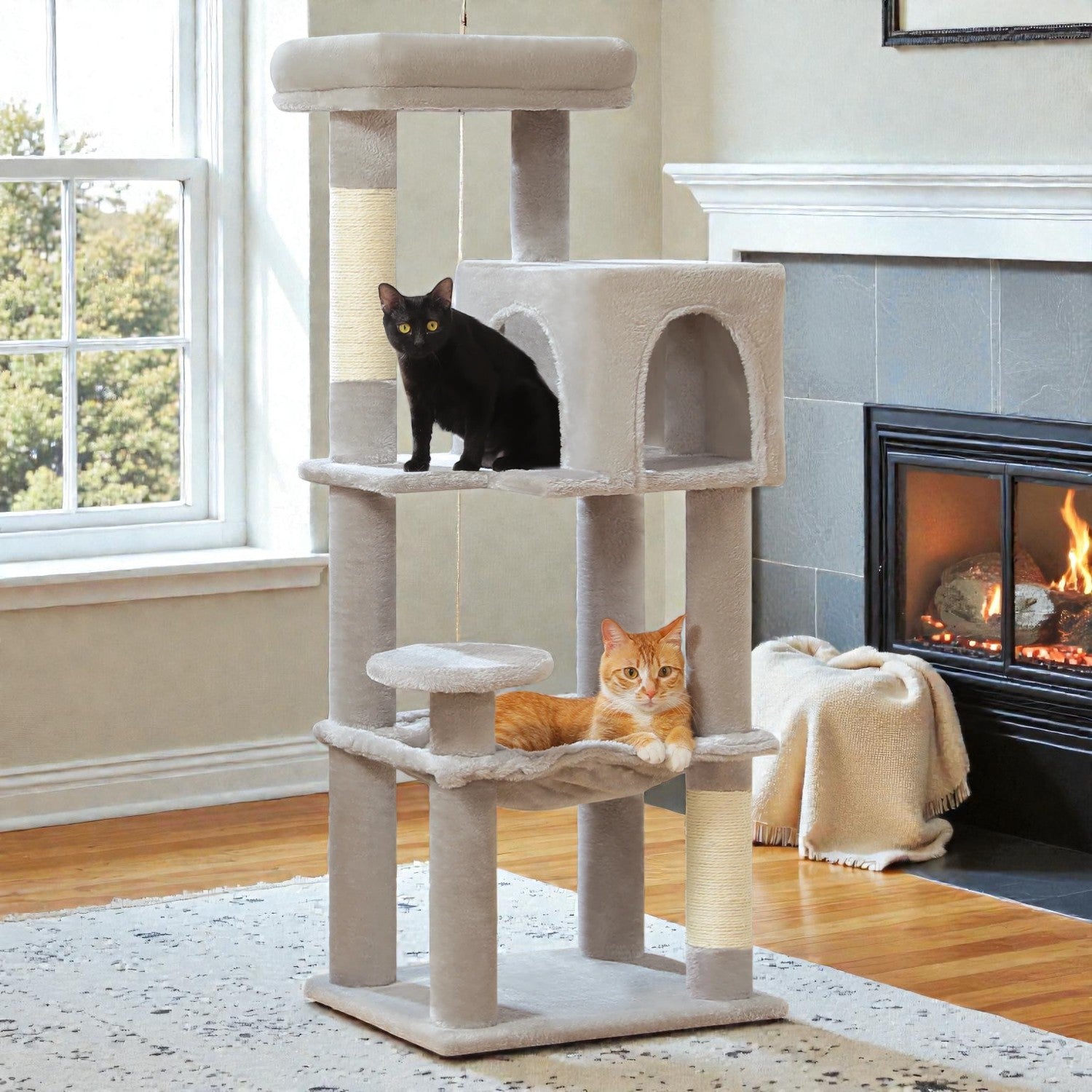 Le Panorama – Arbre à Chat Compact (113 cm)
