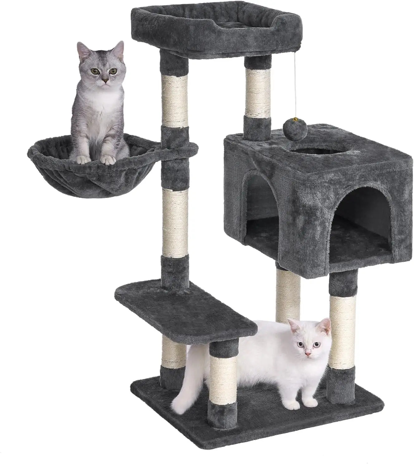 Le Relais de Nestor – Petit Arbre à Chat avec Niche 3 Entrées, Hamac et Perchoir Panoramique