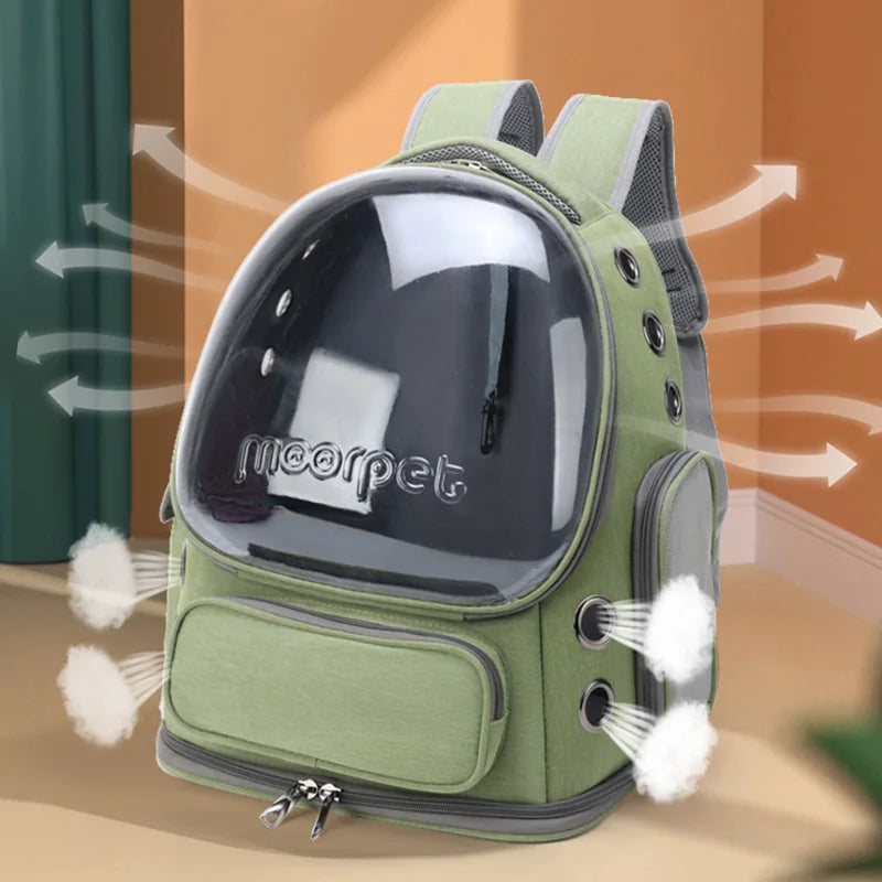 Le Cocon Nomade – Sac à Dos de Voyage Sécurisé pour Chat