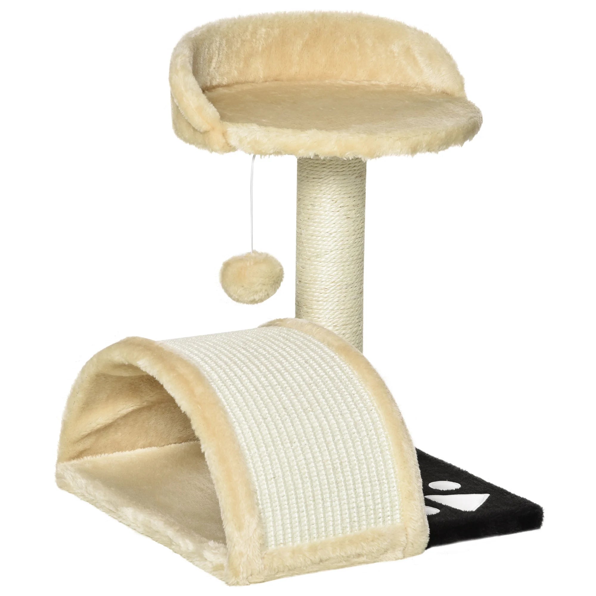 Le Pont de Biscotte – Petit Arbre à Chat Compact avec Pont, Perchoir et Griffoir en Sisal