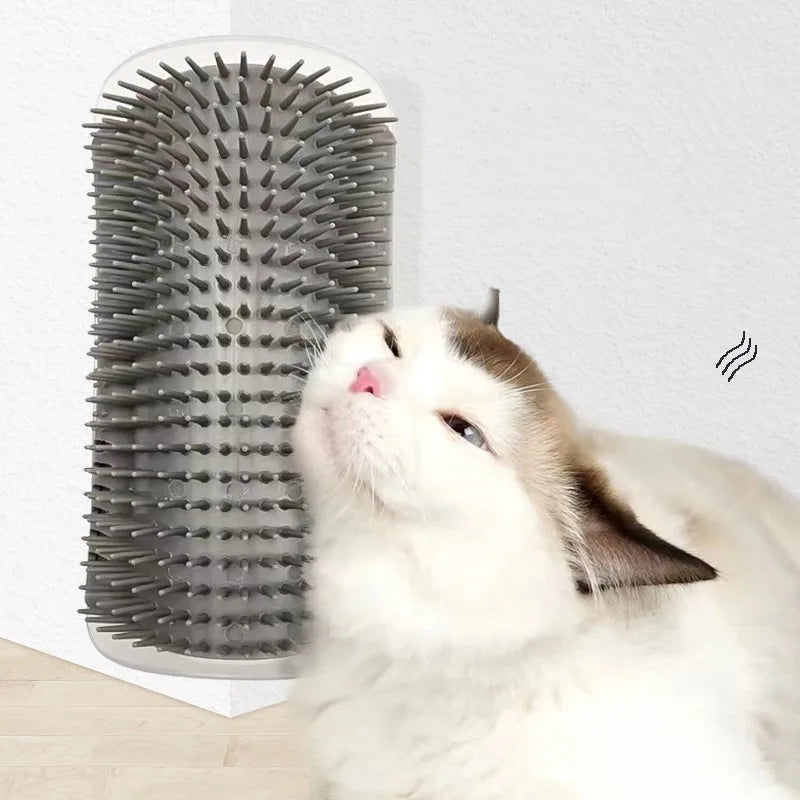 Brossoir d'angle auto-moulant pour chat brossoir mural – vue 1