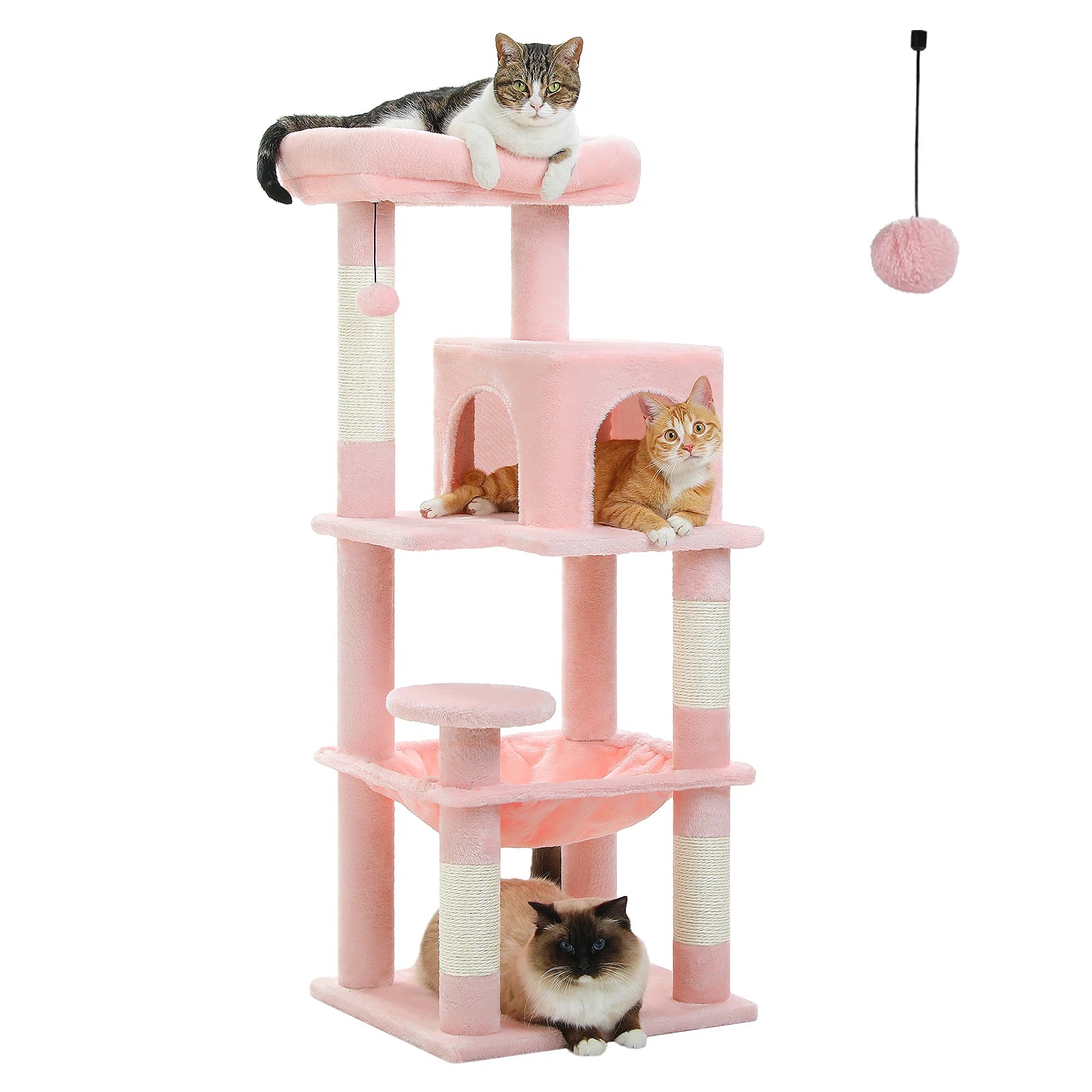 Le Pavillon de Moka – Petit Arbre à Chat avec Hamac, Niche et Perchoir Panoramique