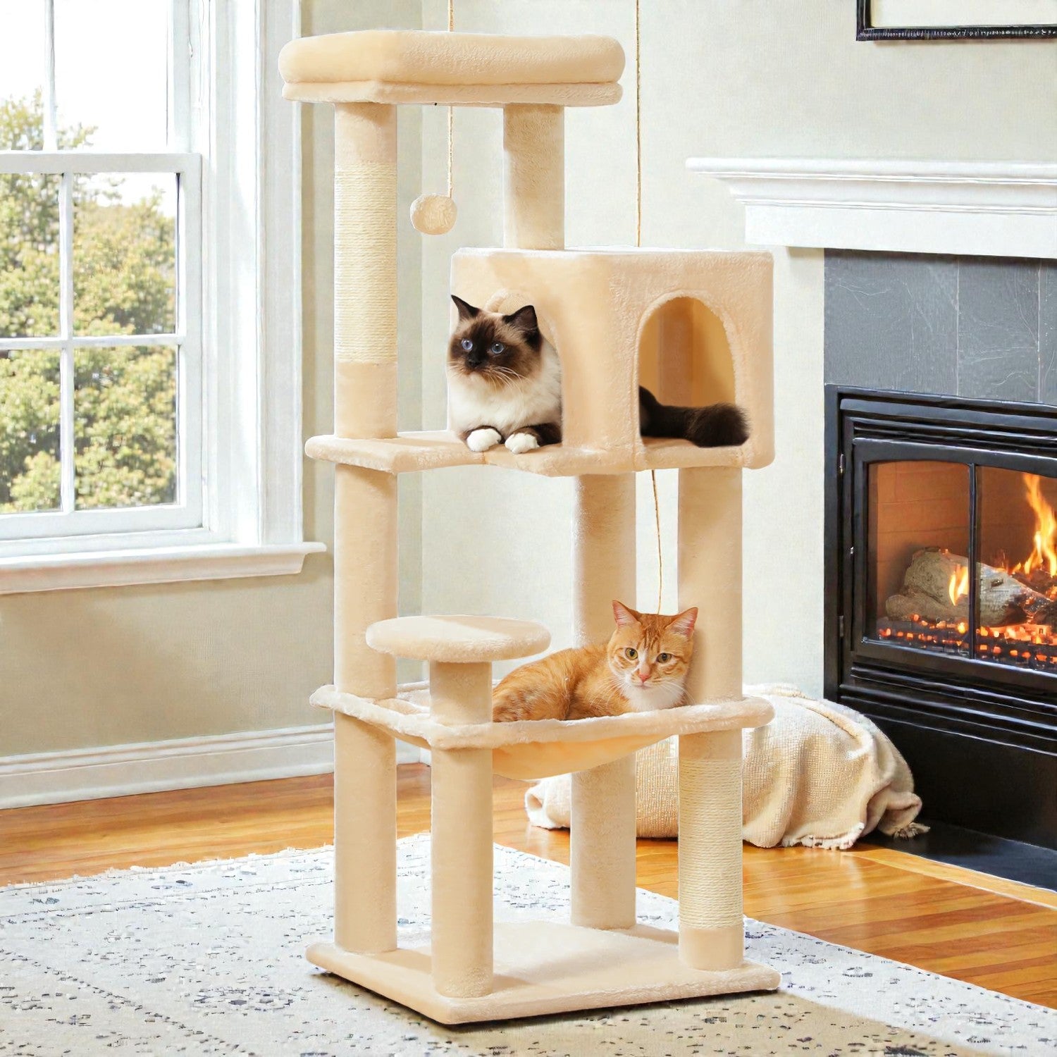 Le Panorama – Arbre à Chat Compact (113 cm)