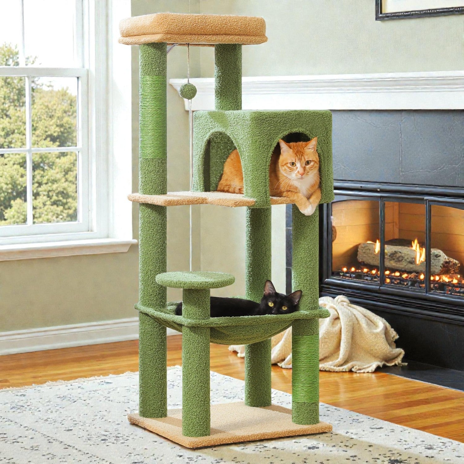Le Panorama – Arbre à Chat Compact (113 cm)