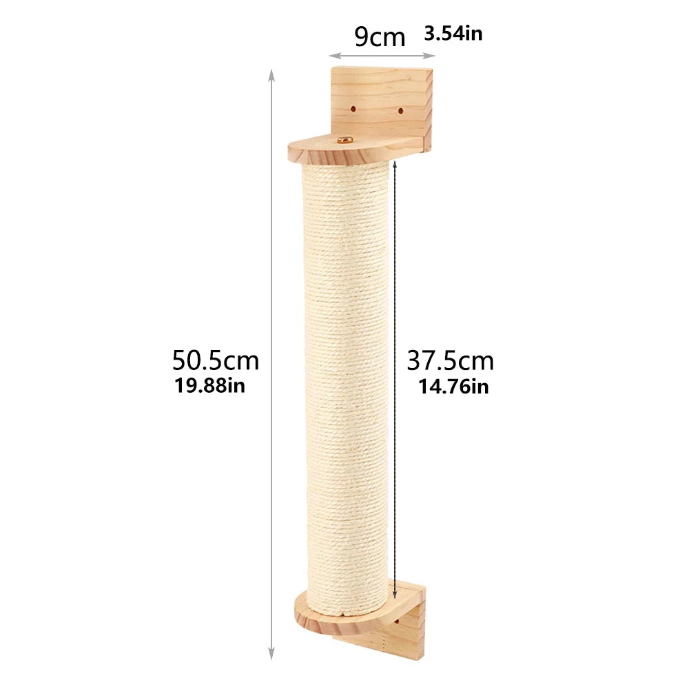 Le Loft Suspendu – Arbre à Chat Mural Compact