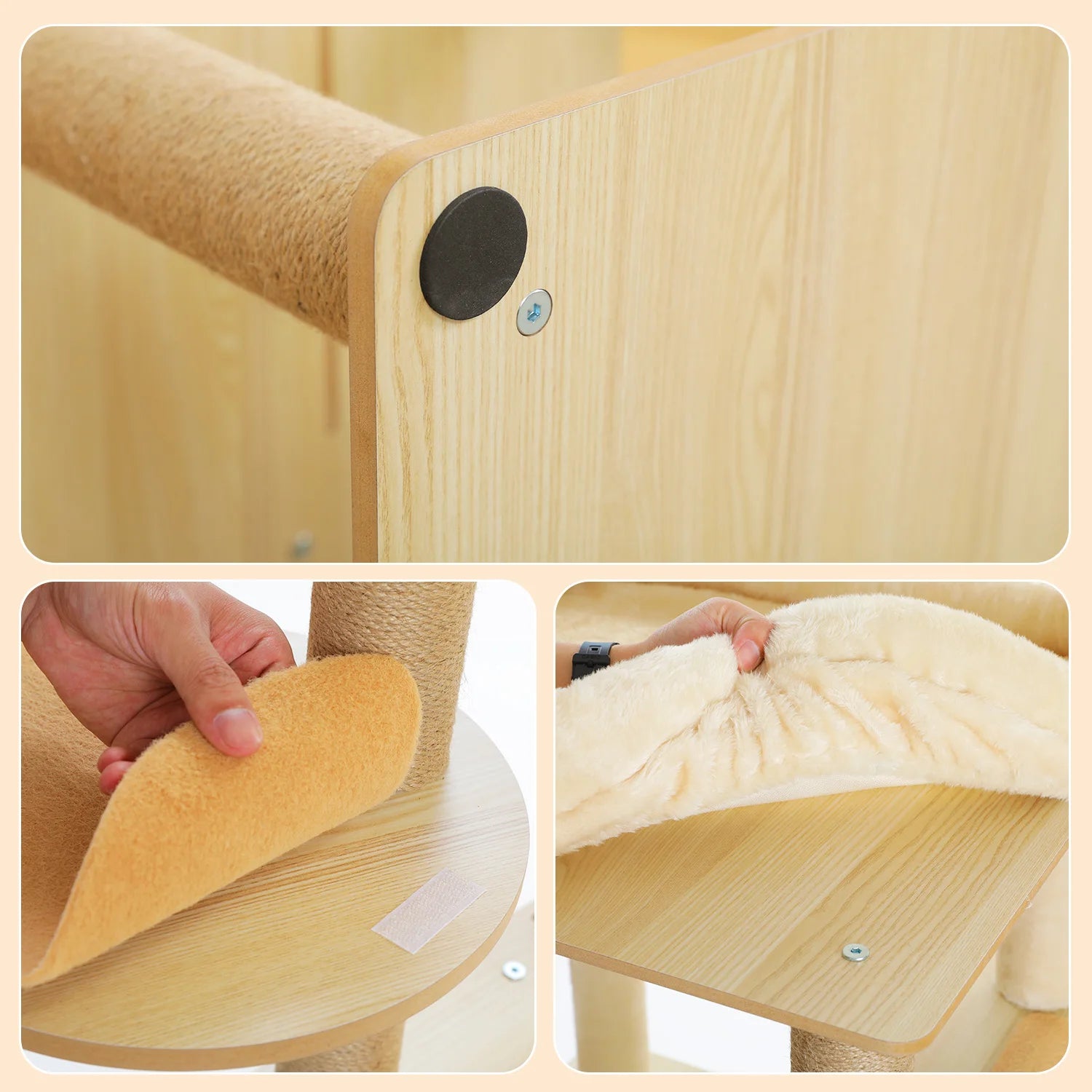 Le Loft Panoramique – Arbre à chat grande hauteur (180 cm)