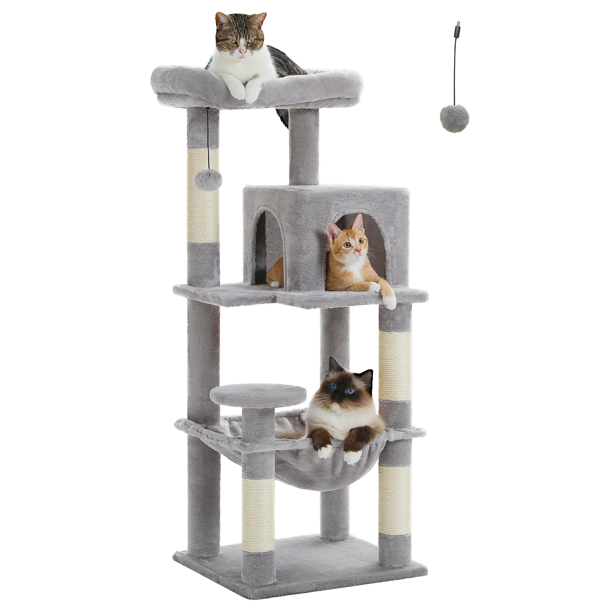 Le Pavillon de Moka – Petit Arbre à Chat avec Hamac, Niche et Perchoir Panoramique