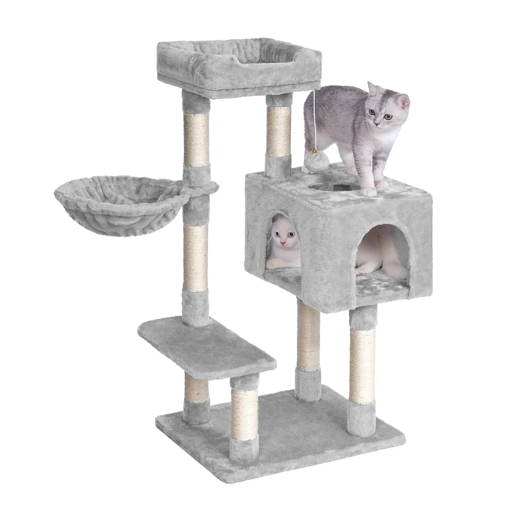Le Relais de Nestor – Petit Arbre à Chat avec Niche 3 Entrées, Hamac et Perchoir Panoramique