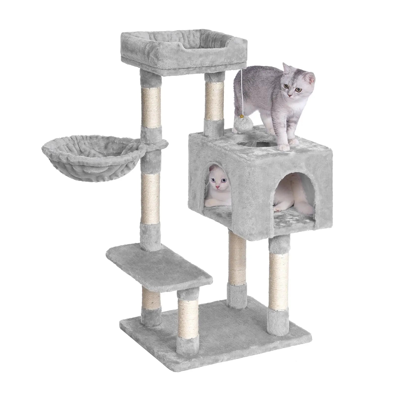 Le Relais de Nestor – Petit Arbre à Chat avec Niche 3 Entrées, Hamac et Perchoir Panoramique