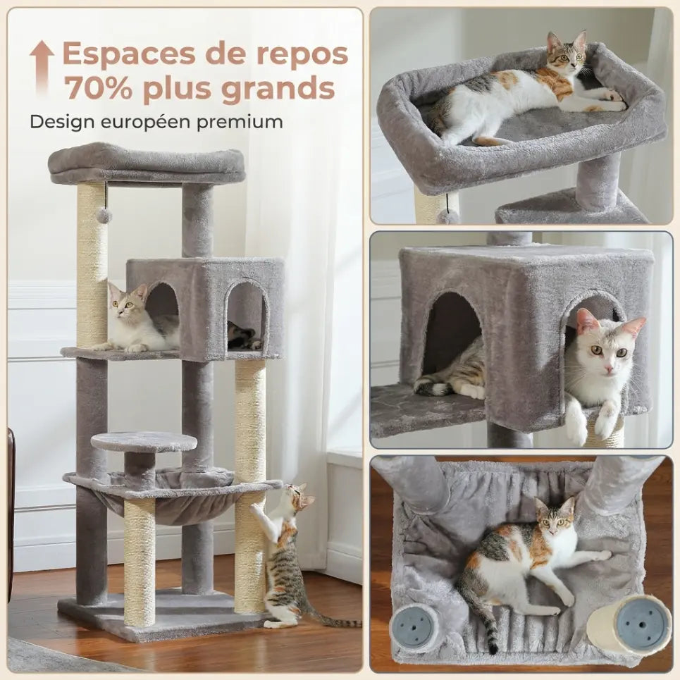 La Citadelle – Arbre à Chat Renforcé Maine Coon & XXL (147 cm)