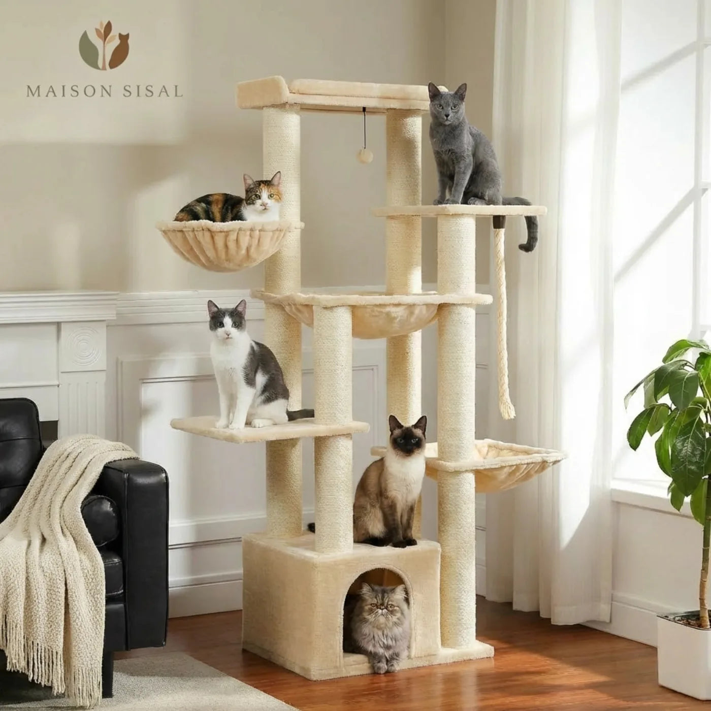Le Belvédère – Arbre à Chat Grande Hauteur (170 cm)