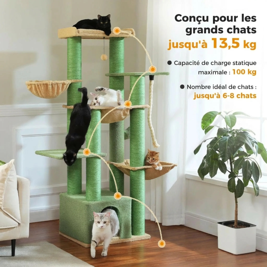Le Belvédère – Arbre à Chat Grande Hauteur (170 cm)