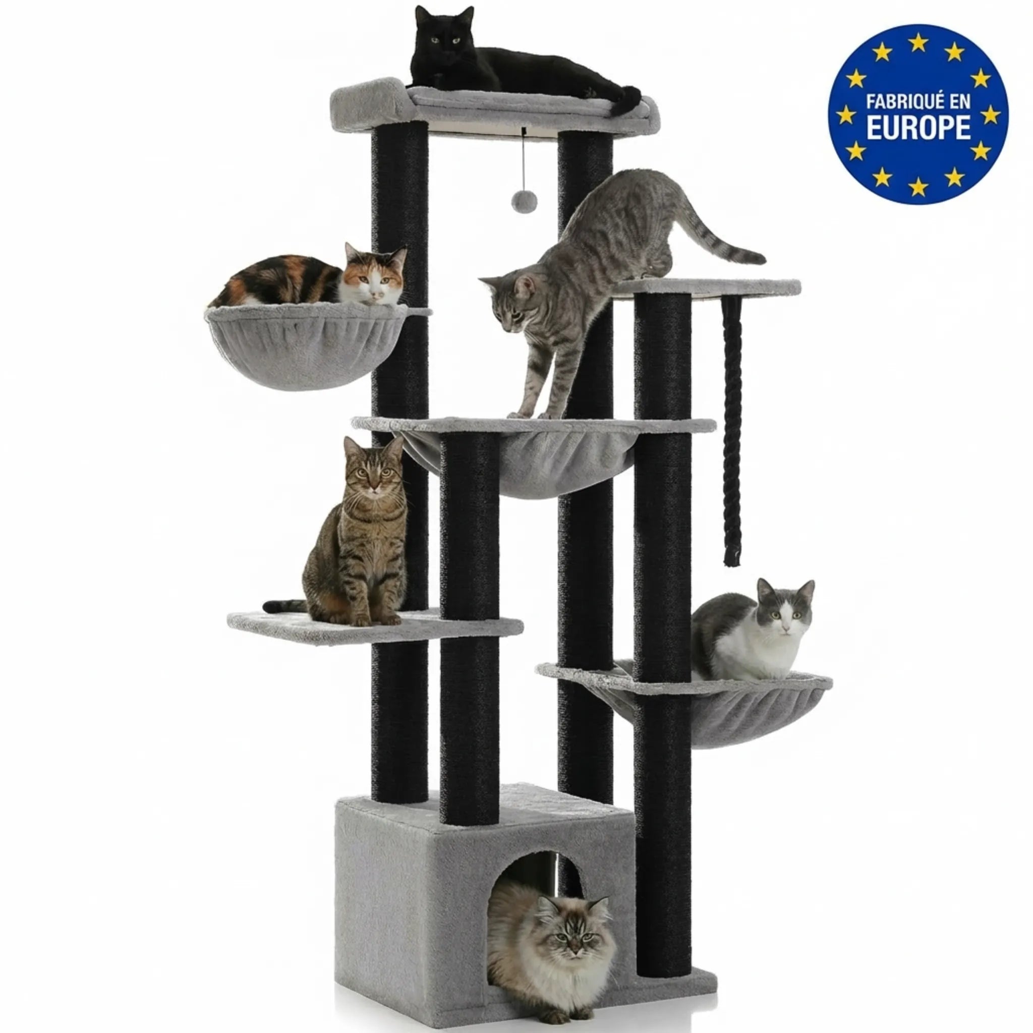 Le Belvédère – Arbre à Chat Grande Hauteur (170 cm)
