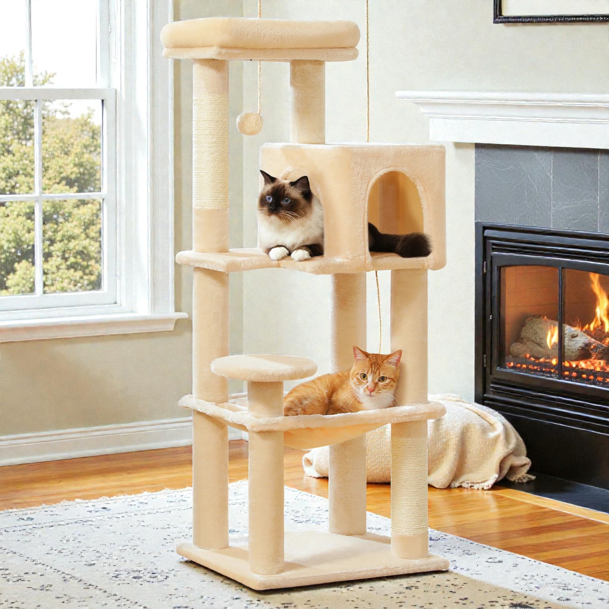 Arbre à chat compact Le Panorama 113 cm – vue 6