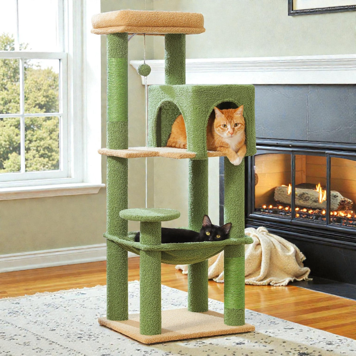 Arbre à chat compact Le Panorama 113 cm – vue 7