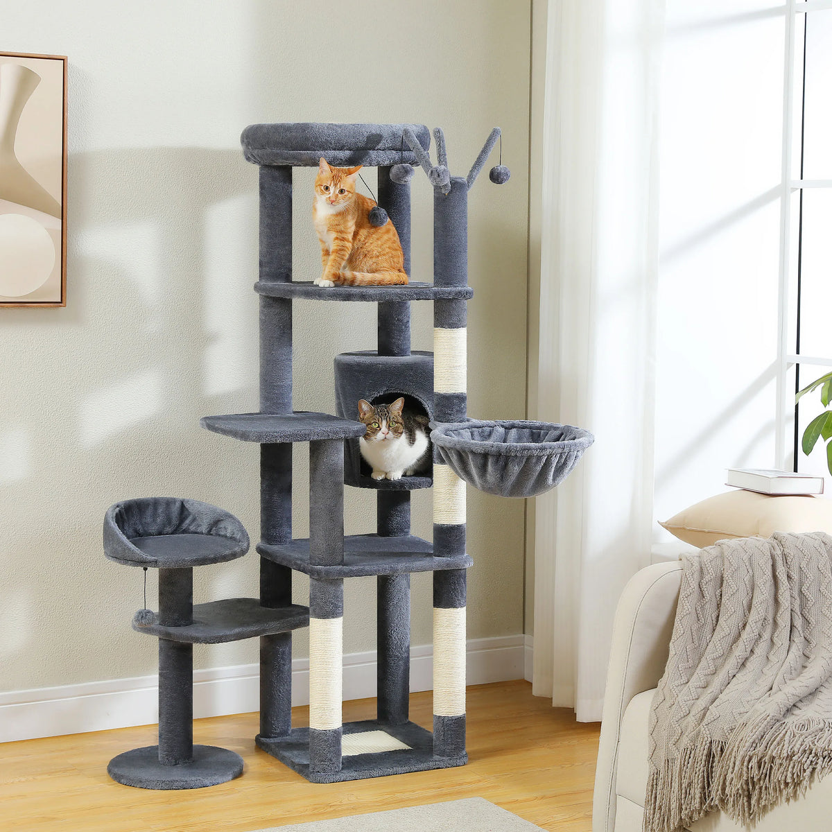 Arbre à chat Maine Coon L'Oasis 150 cm – vue 3