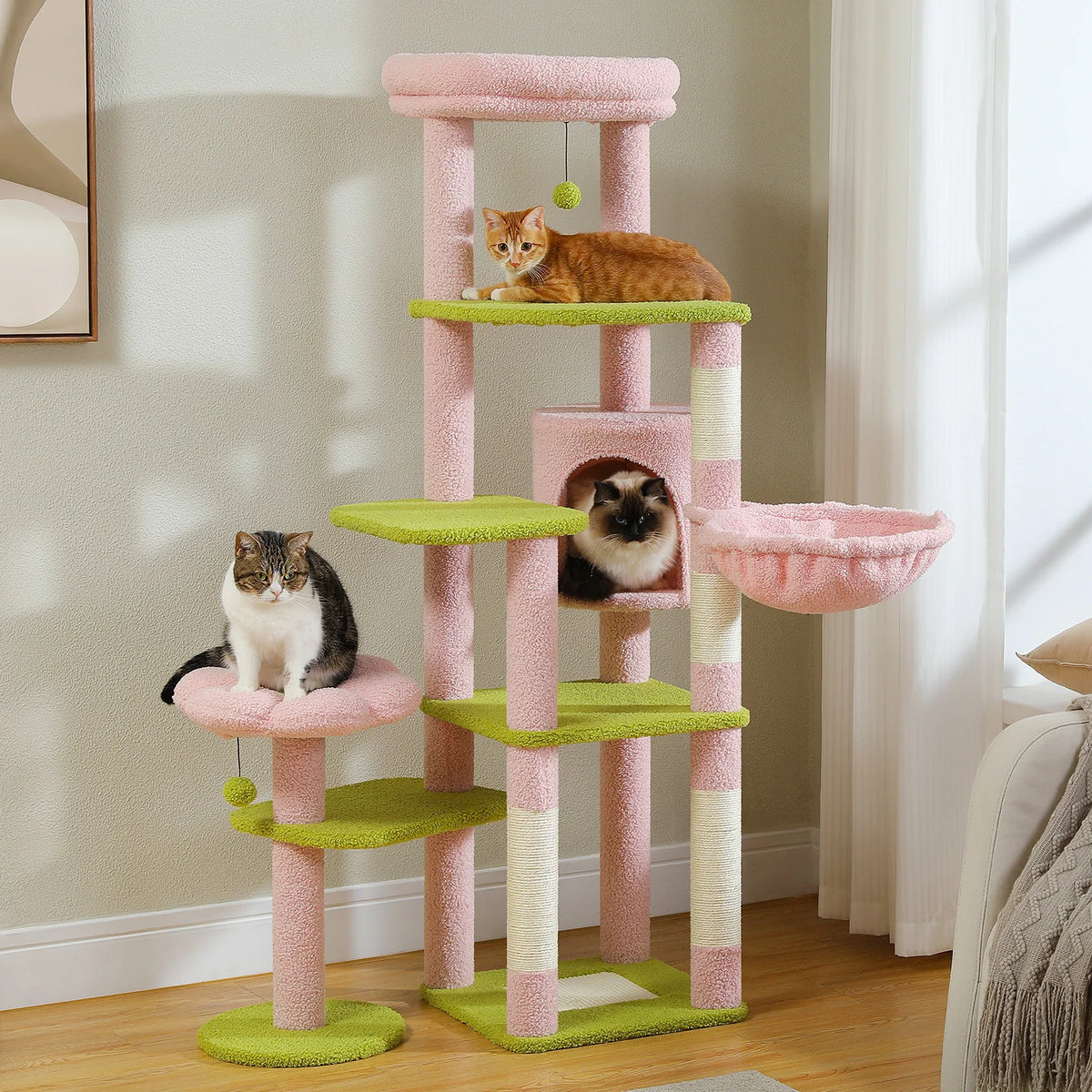 Arbre à chat Maine Coon L'Oasis 150 cm – vue 5
