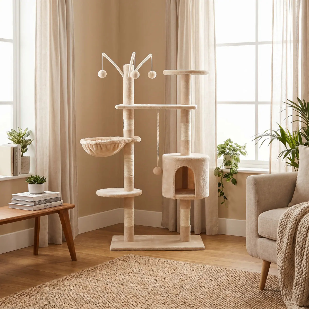 Arbre à chat L'Observatoire 125 cm – vue 2
