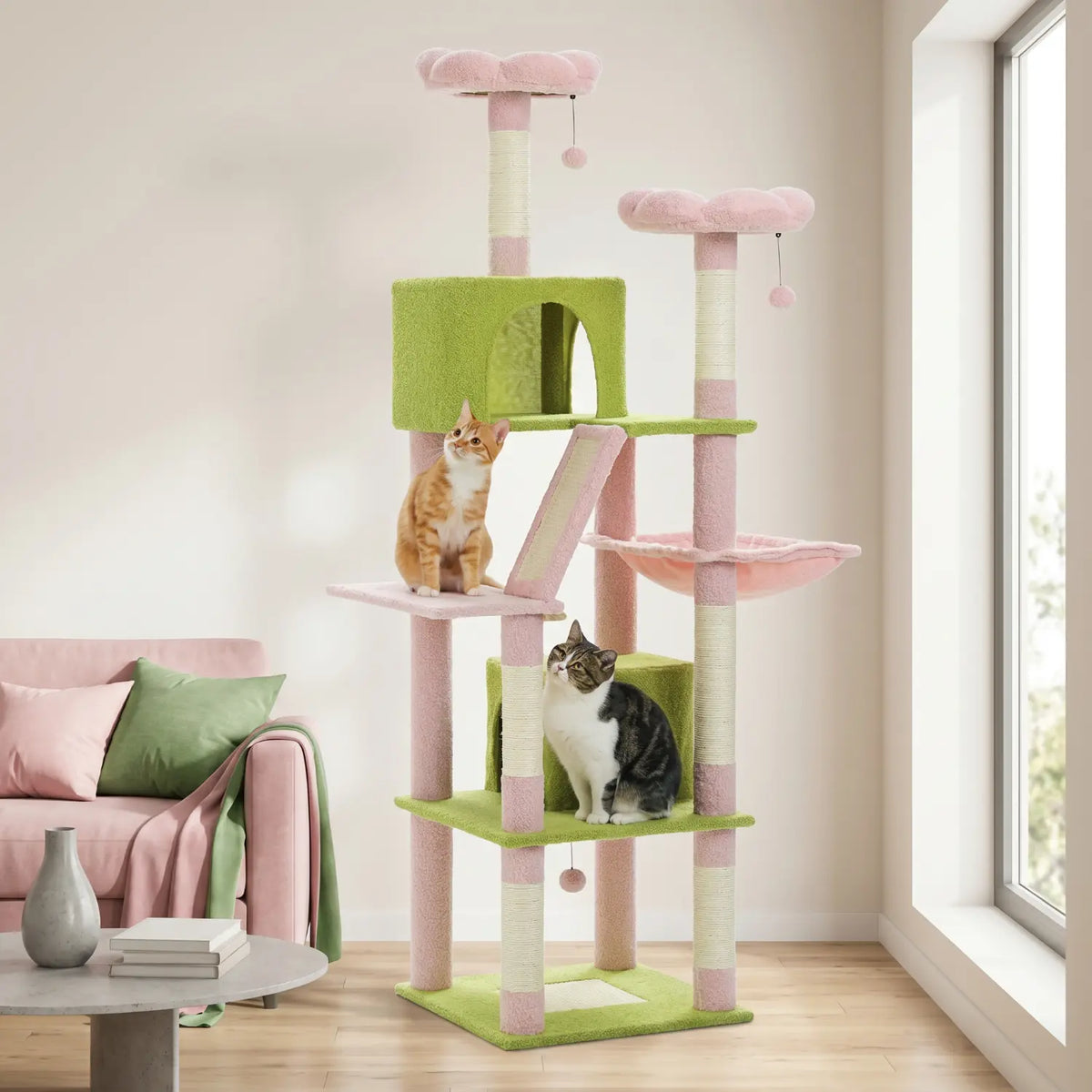 Arbre à chat XXL Le Duplex 180 cm – vue 8