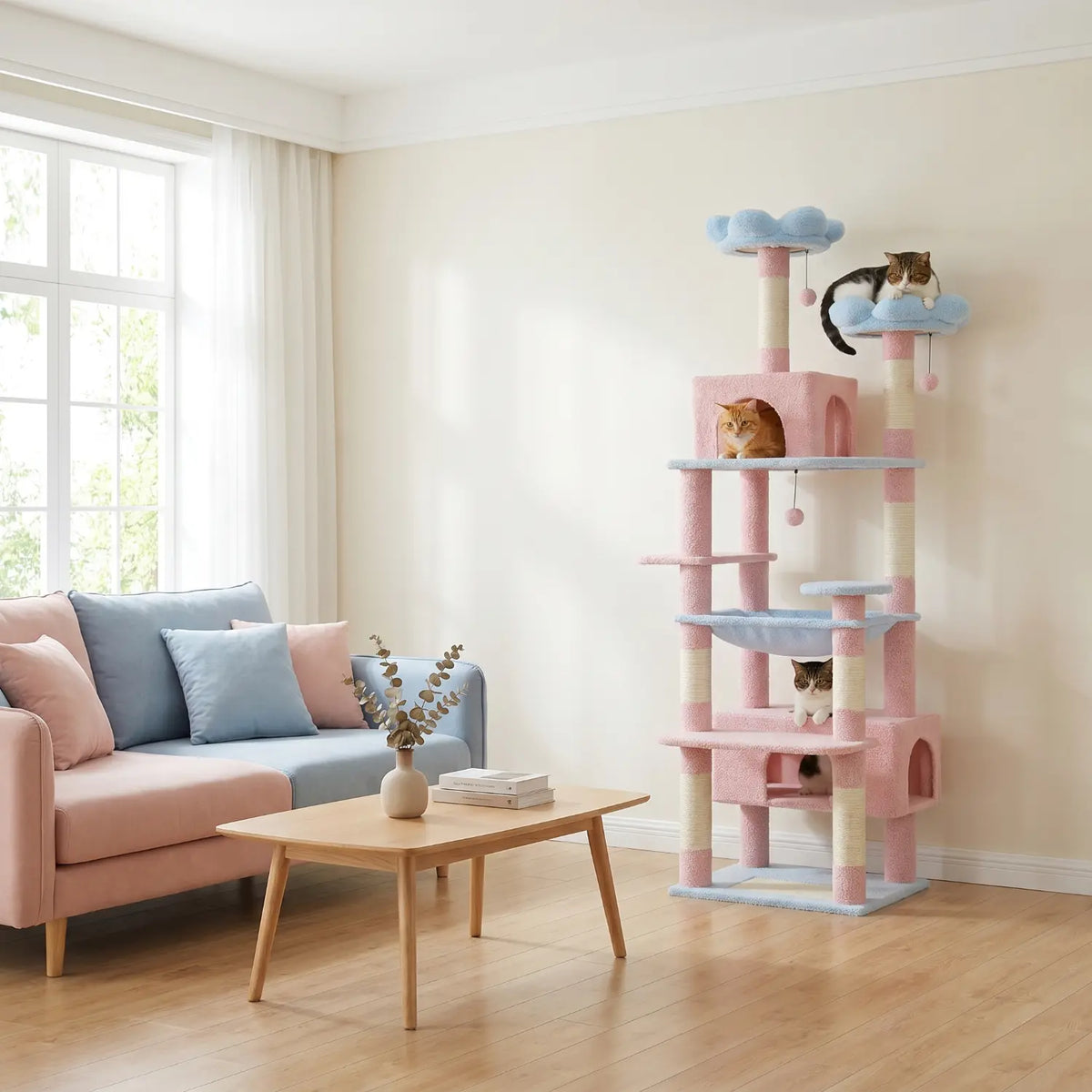 Arbre à chat XXL Le Sanctuaire 184 cm – vue 4