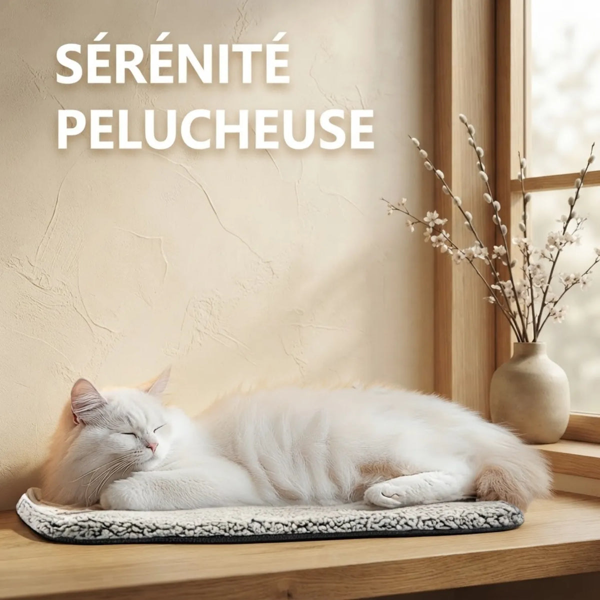 Coussin chauffant lavable pour chat Le Cocon Thermique – vue 3